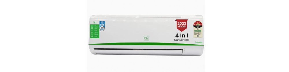 Air Conditioner: Nu 1.5 Ton Rs.33240 to Rs.34990